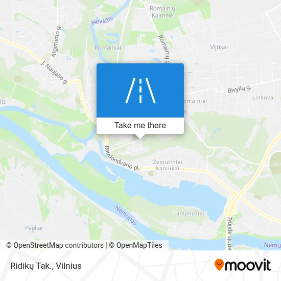 Ridikų Tak. map