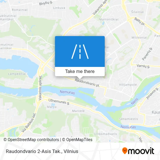 Raudondvario 2-Asis Tak. map
