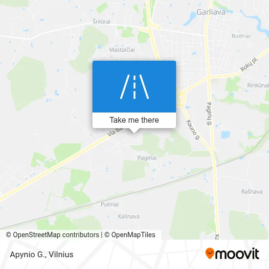 Apynio G. map