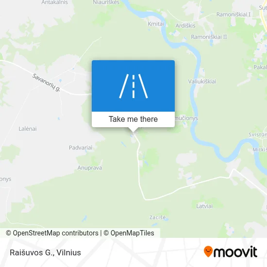 Raišuvos G. map