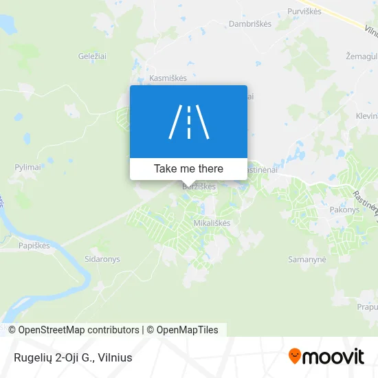 Rugelių 2-Oji G. map