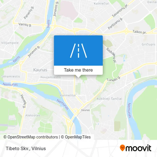 Tibeto Skv. map