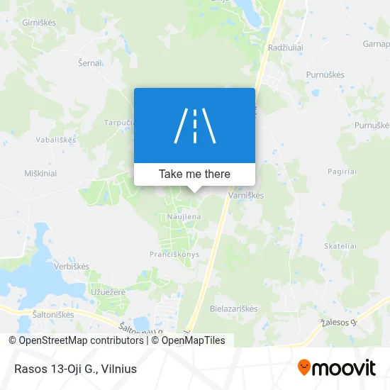 Rasos 13-Oji G. map