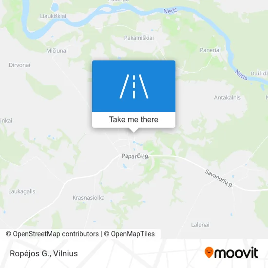 Ropėjos G. map