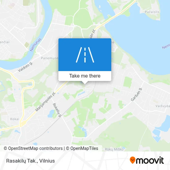 Rasakilų Tak. map
