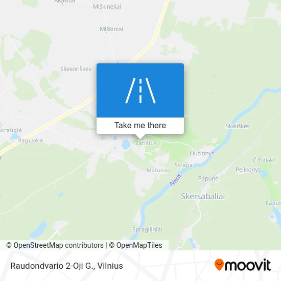 Raudondvario 2-Oji G. map