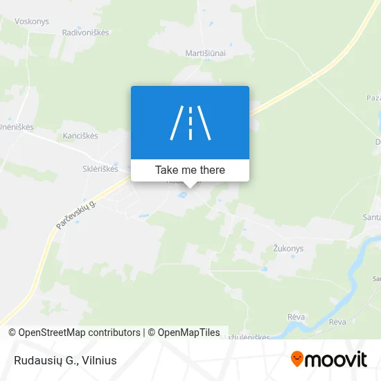 Rudausių G. map