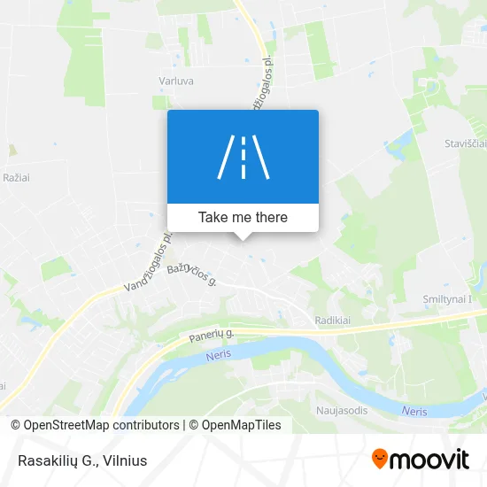 Rasakilių G. map