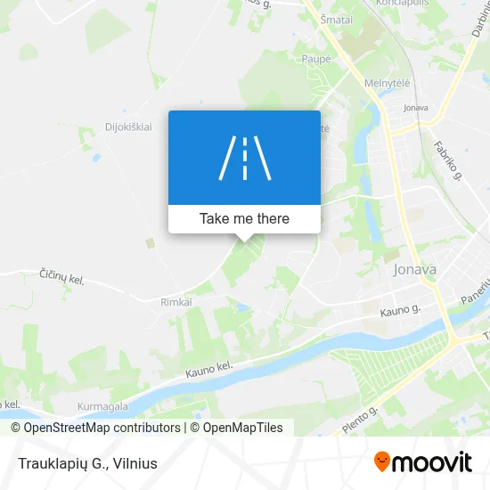 Trauklapių G. map