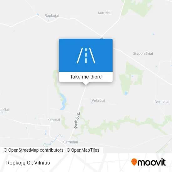 Ropkojų G. map
