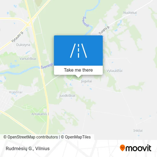 Rudmėsių G. map