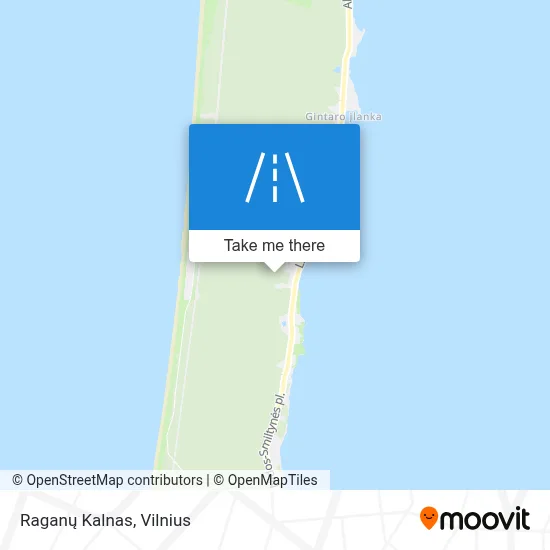Raganų Kalnas map