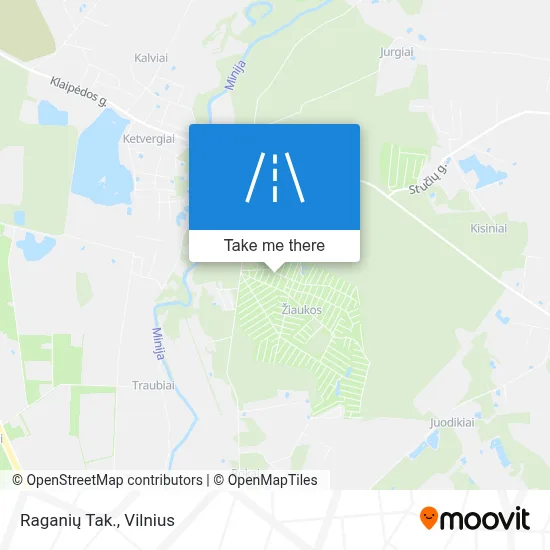Raganių Tak. map