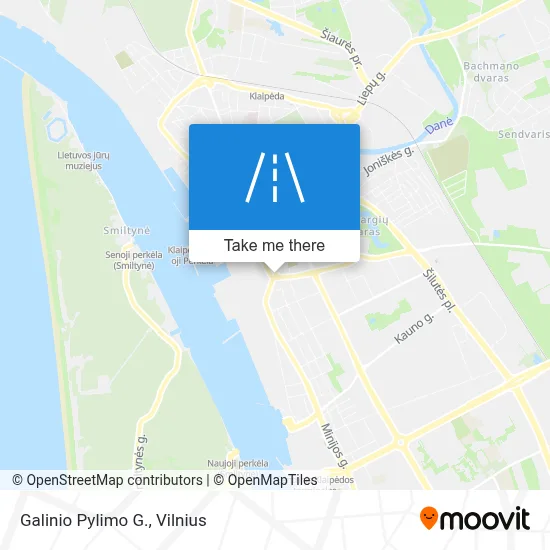 Galinio Pylimo G. map
