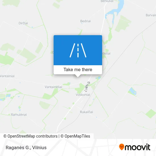Raganės G. map