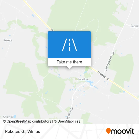 Reketės G. map