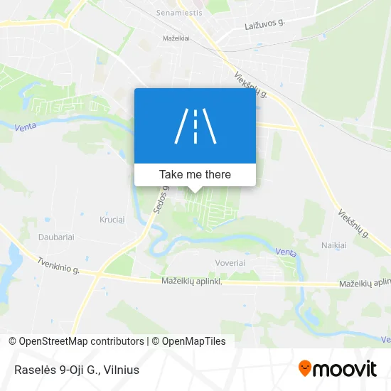 Raselės 9-Oji G. map
