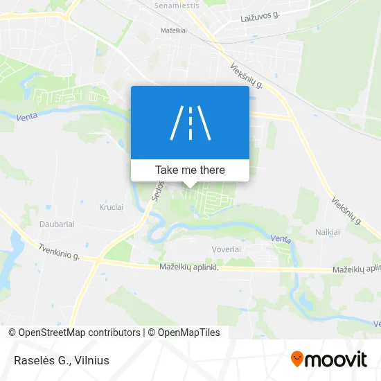 Raselės G. map