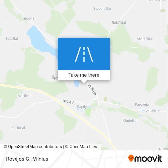 Rovėjos G. map
