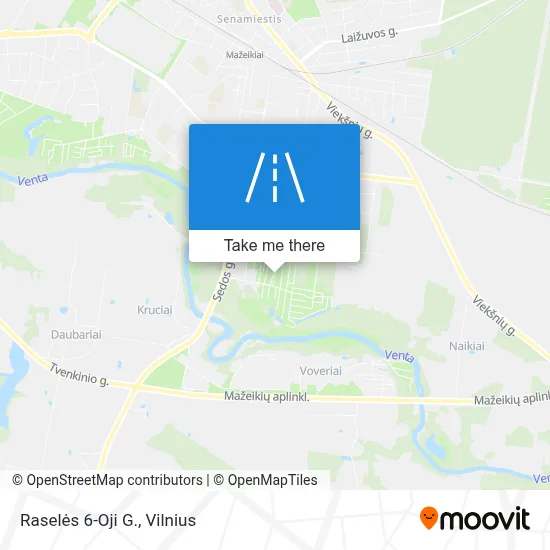 Raselės 6-Oji G. map