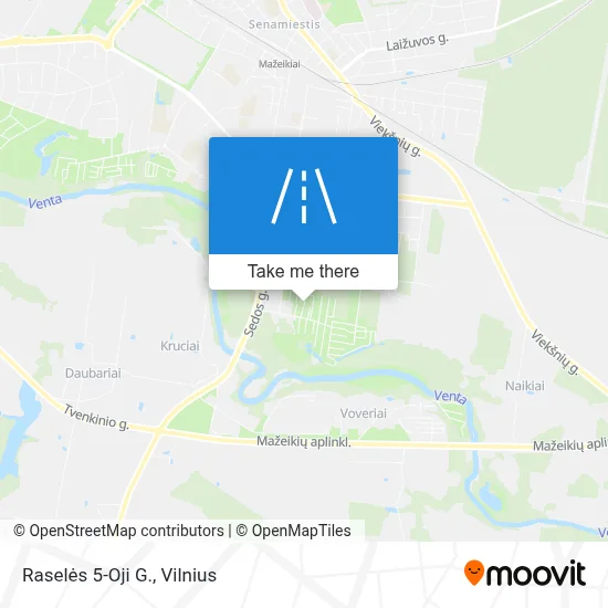 Raselės 5-Oji G. map