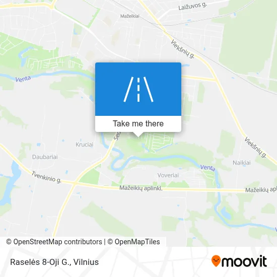 Raselės 8-Oji G. map