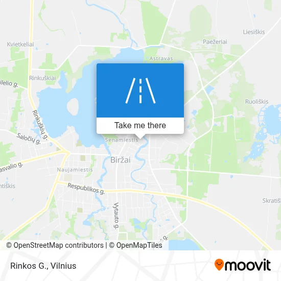 Rinkos G. map