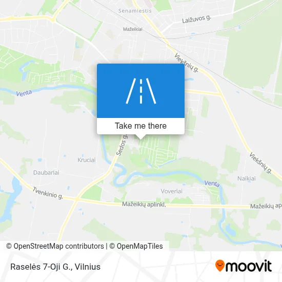 Raselės 7-Oji G. map
