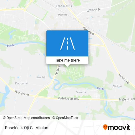Raselės 4-Oji G. map