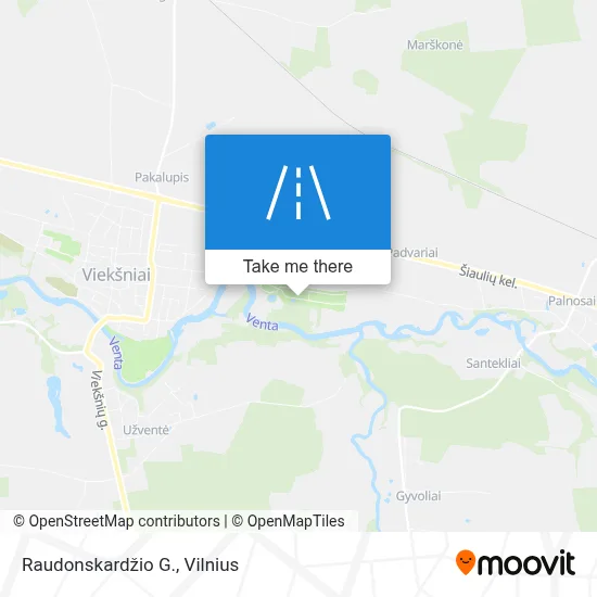 Raudonskardžio G. map