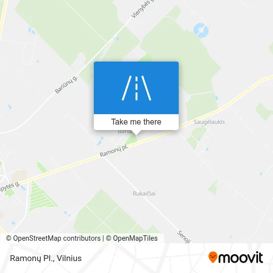 Ramonų Pl. map