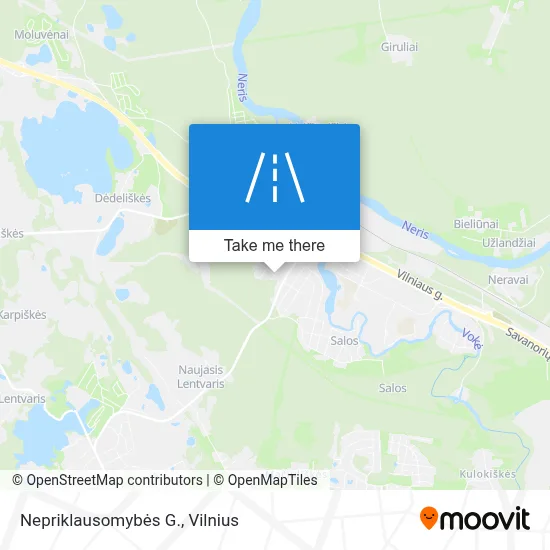 Nepriklausomybės G. map