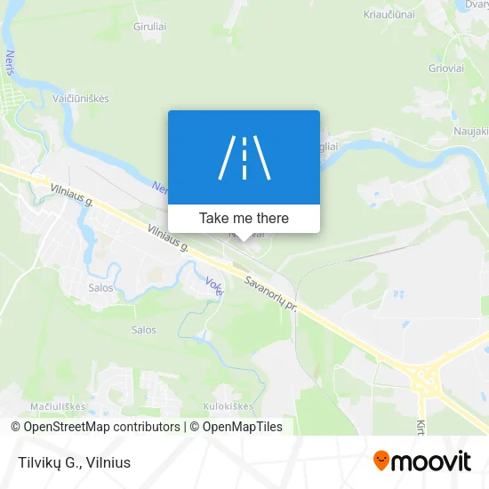 Карта Tilvikų G.