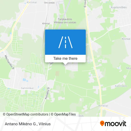 Карта Antano Mikėno G.