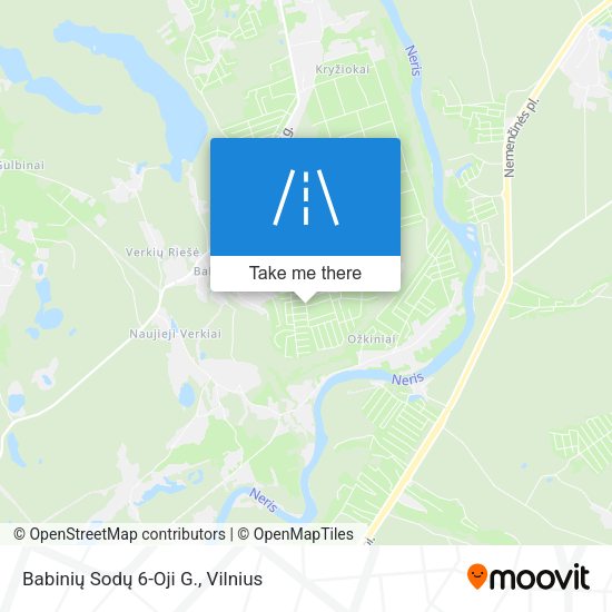 Babinių Sodų 6-Oji G. map