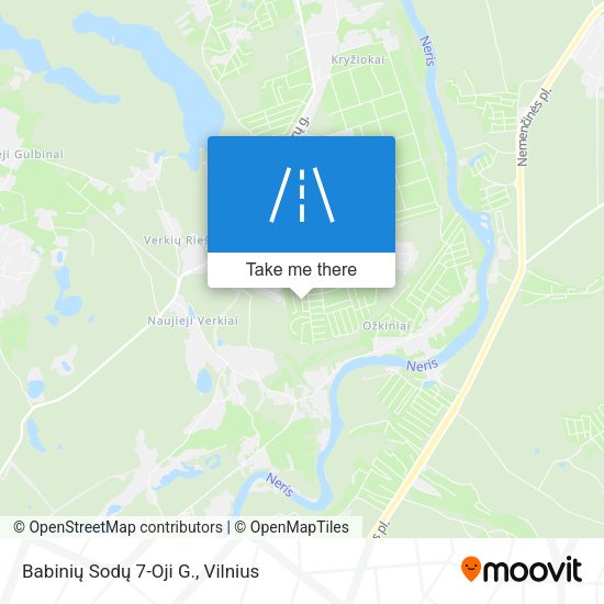 Babinių Sodų 7-Oji G. map