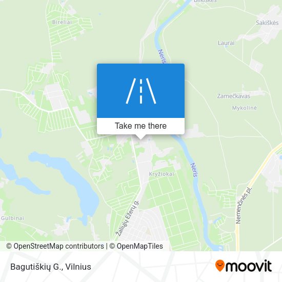 Bagutiškių G. map