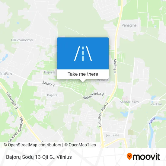 Bajorų Sodų 13-Oji G. map