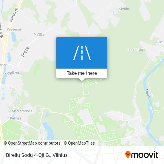 Birelių Sodų 4-Oji G. map