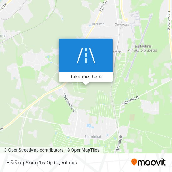 Eišiškių Sodų 16-Oji G. map