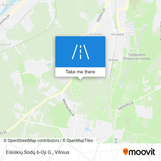 Eišiškių Sodų 6-Oji G. map