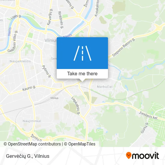Gervėčių G. map