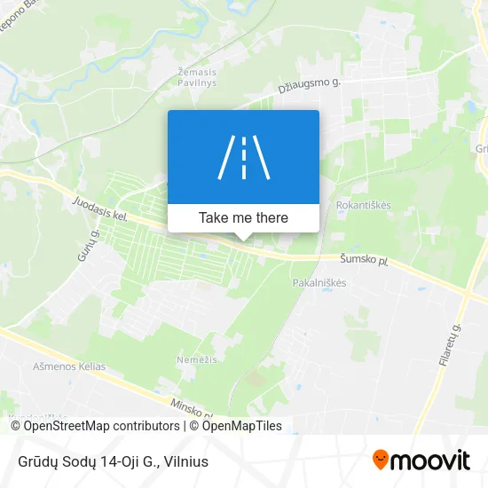 Grūdų Sodų 14-Oji G. map