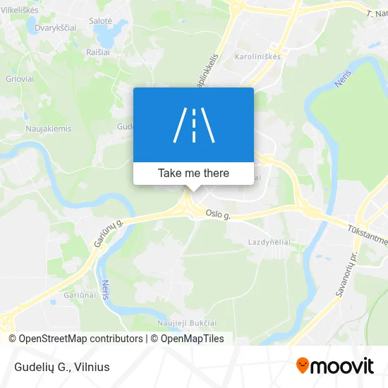 Gudelių G. map