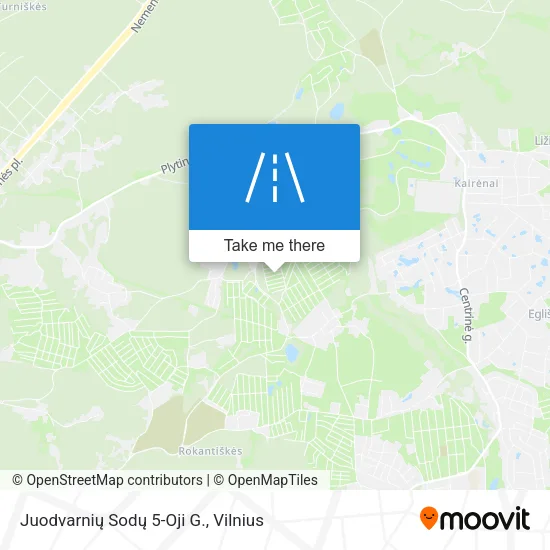 Карта Juodvarnių Sodų 5-Oji G.