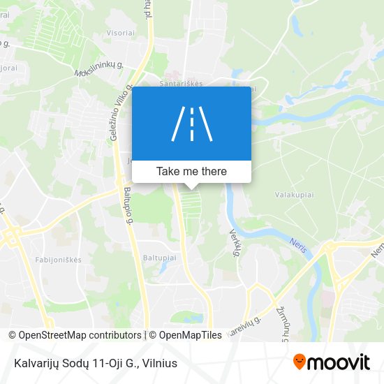 Kalvarijų Sodų 11-Oji G. map
