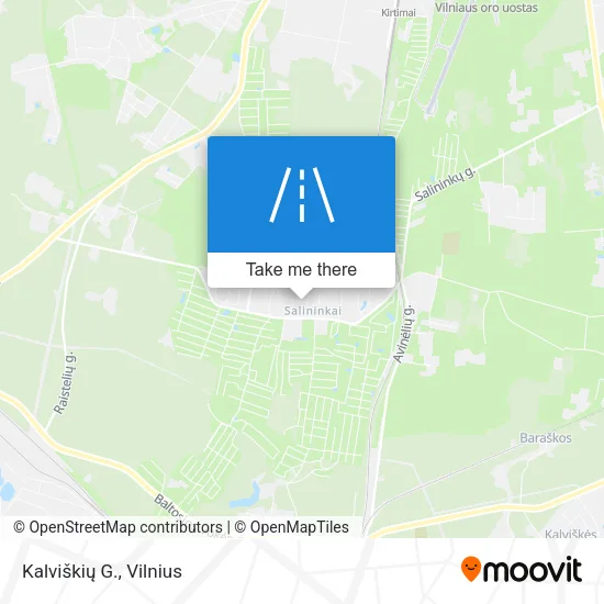 Карта Kalviškių G.