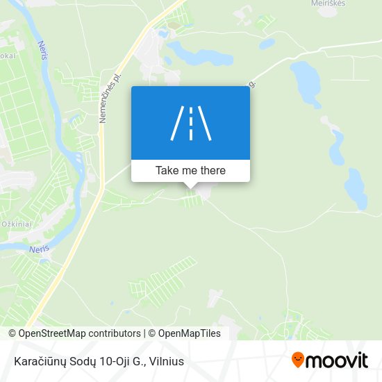 Karačiūnų Sodų 10-Oji G. map