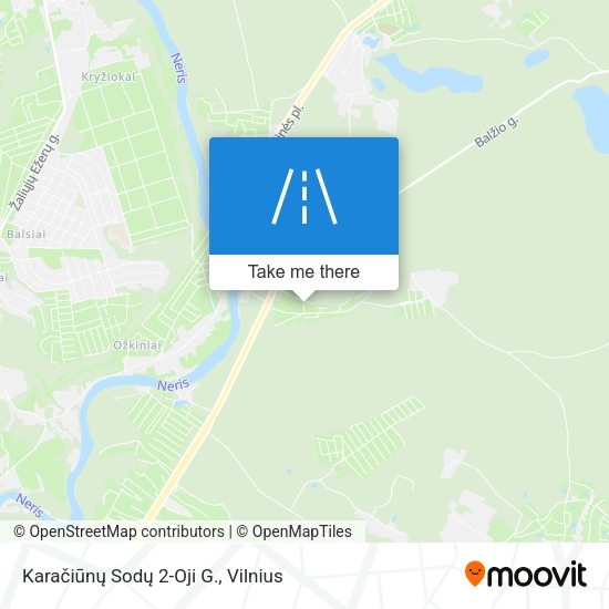 Karačiūnų Sodų 2-Oji G. map