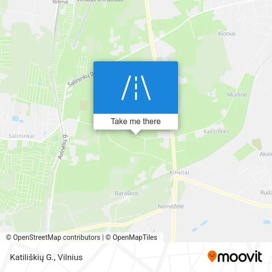 Карта Katiliškių G.